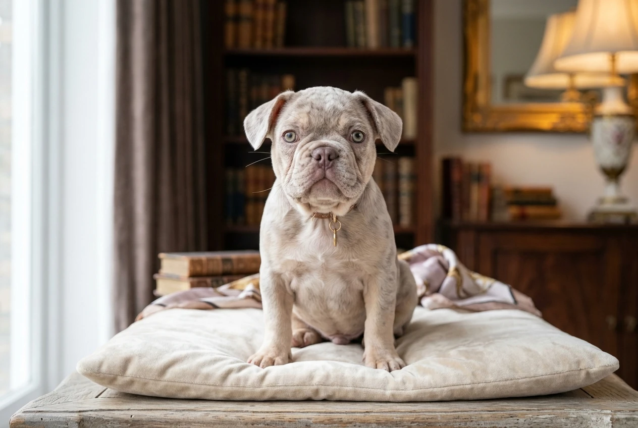 Bulldog Francés Isabella Merle: Guía de Características, Genética Exótica, Cuidados y Precios en Colombia