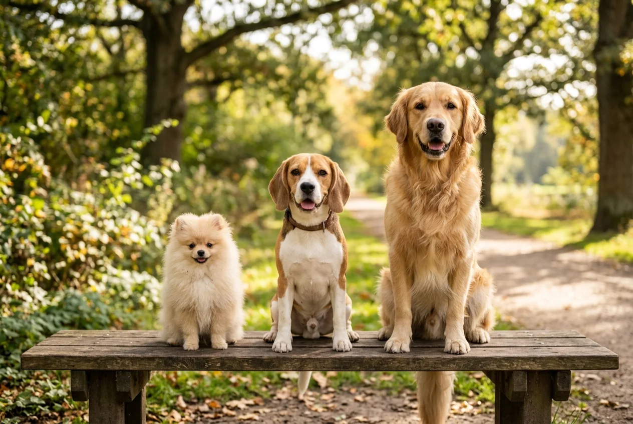Cachorros por Tamaño: Guía Completa de Razas Pequeñas, Medianas y Grandes
