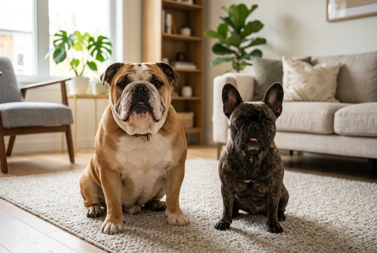 Bulldog Inglés vs Bulldog Francés: ¿Cuál es Mejor? Diferencias, Salud, Precios y Convivencia 2026