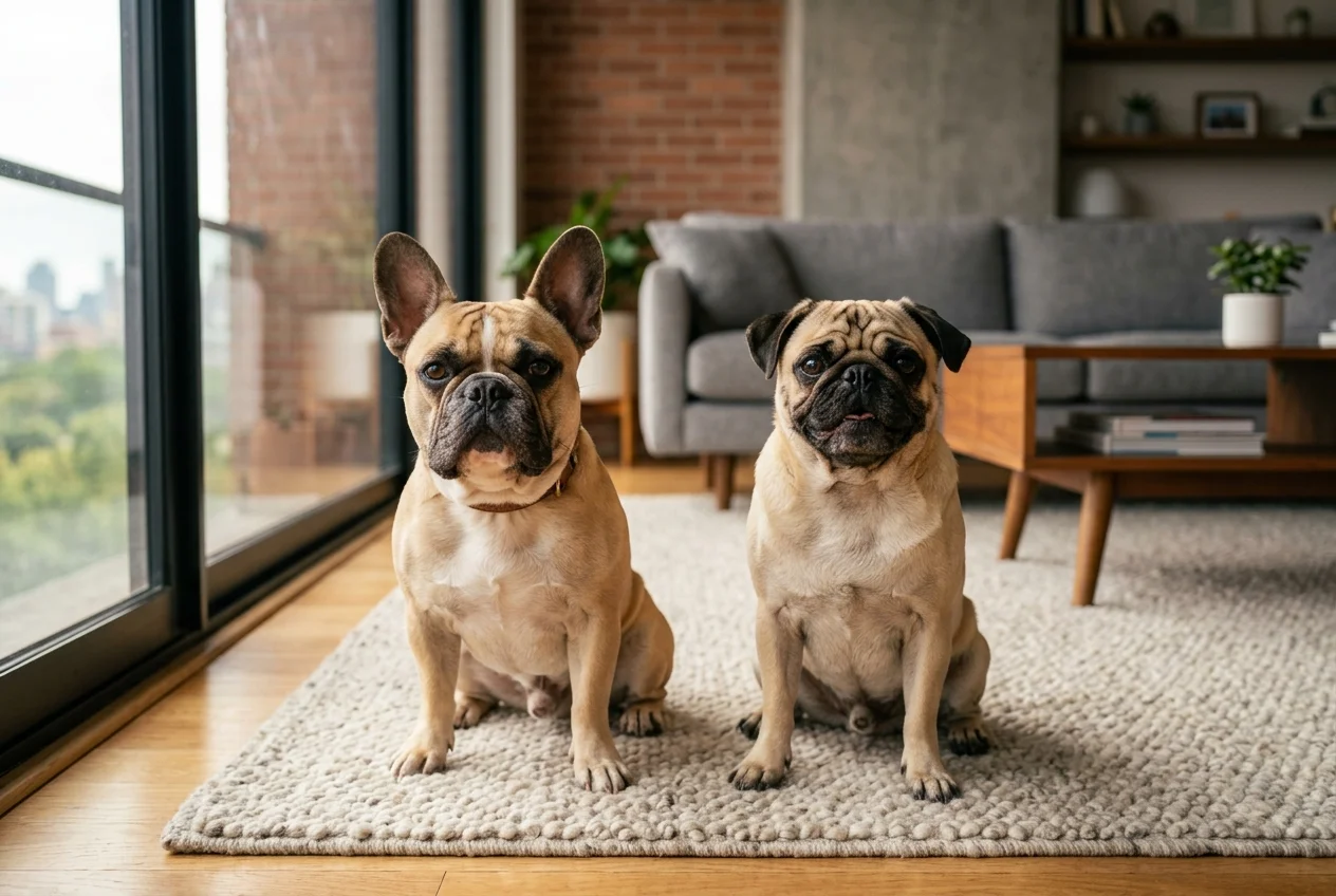 Diferencias Entre el Bulldog Francés y el Carlino o Pug: Comparativa Completa 2026