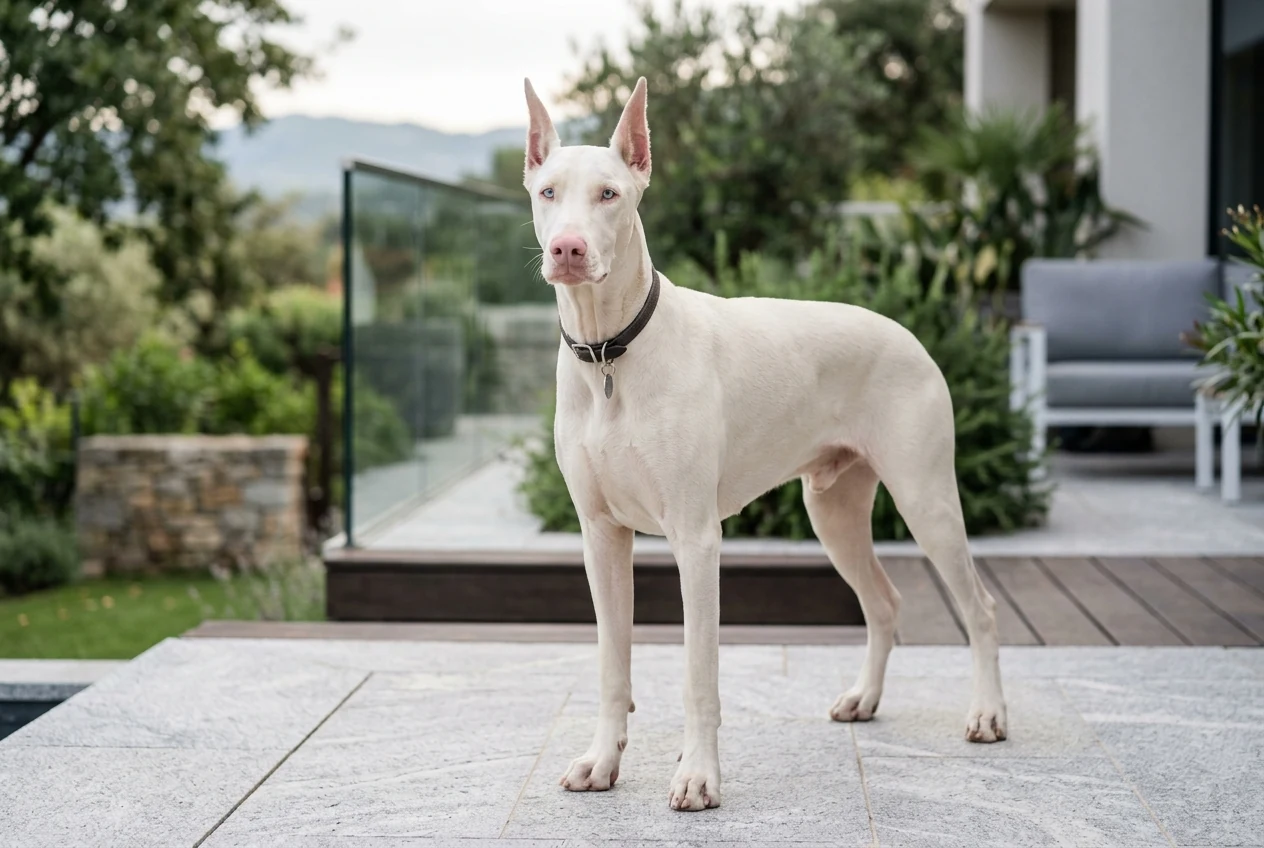 El Dóberman Albino y el Perro de Westcol: Genética, Fotosensibilidad, Mitos, Cuidados Extremos y Debate Ético en Colombia